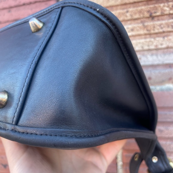 Coach 9966 Vintage JANICE LEGACY Black Glove Leather Crossbody Shoulder Bag USA - Picture 13 of 15